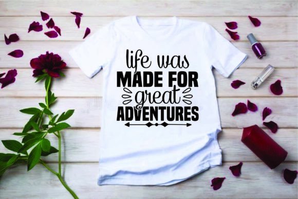 Adventure Quote Design: Great for T-Shirt Graphics and More