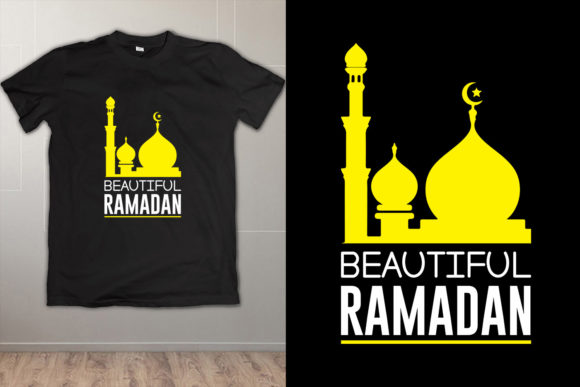Beautiful Ramadan T Shirt Design for Print Templates and Graphics