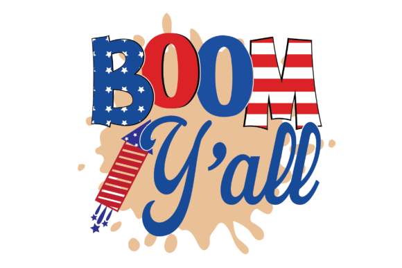 Boom Y’all Svg T-Shirt Design for Blog and Web Graphics