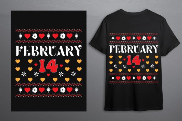 February 14 Valentine Graphics for T-Shirt Designs