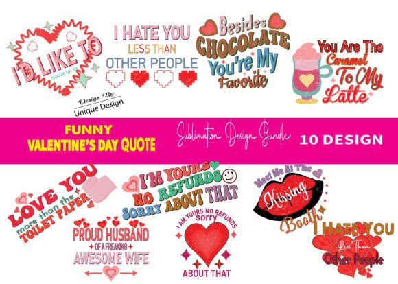 Funny Valentine's Day Graphics for T-Shirt Designs