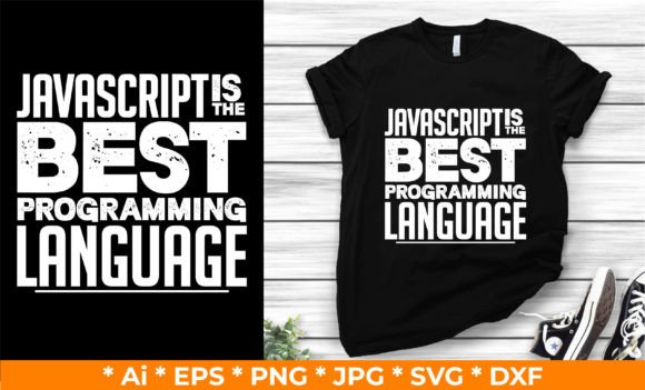 JAVASCRIPT TYPOGRAPHY T-SHIRT DESIGN Graphics for T-Shirt Designs