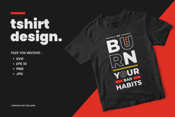Modern Geometric Quote T Shirt Graphics for Print Templates