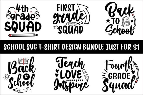 School SVG T-shirt Design Bundle Review