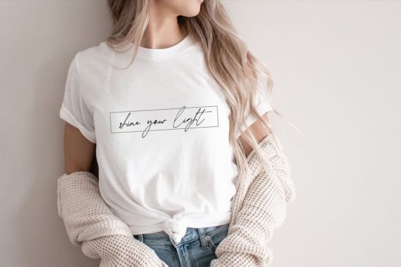 Shine Your Light SVG Graphic for Print Templates